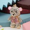 MUNEFE Lovely Bear Key, Decorative Key Chain, Teddy Bear Keychain, Suitable for Purse Charm Handbag Bag Decoration view 2