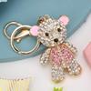 MUNEFE Lovely Bear Key, Decorative Key Chain, Teddy Bear Keychain, Suitable for Purse Charm Handbag Bag Decoration view 3