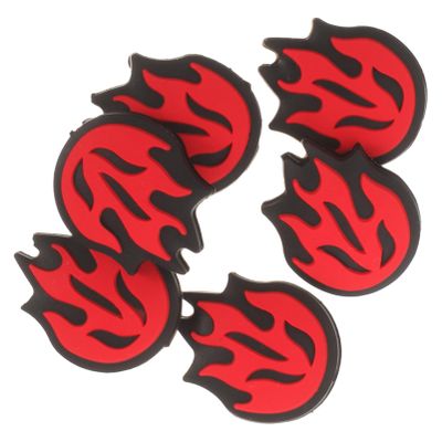 Baluue 6pcs Silicone Tennis Racket Dampeners for Shock Absorption Lightweight and Design for Enhanced Comfort During Play