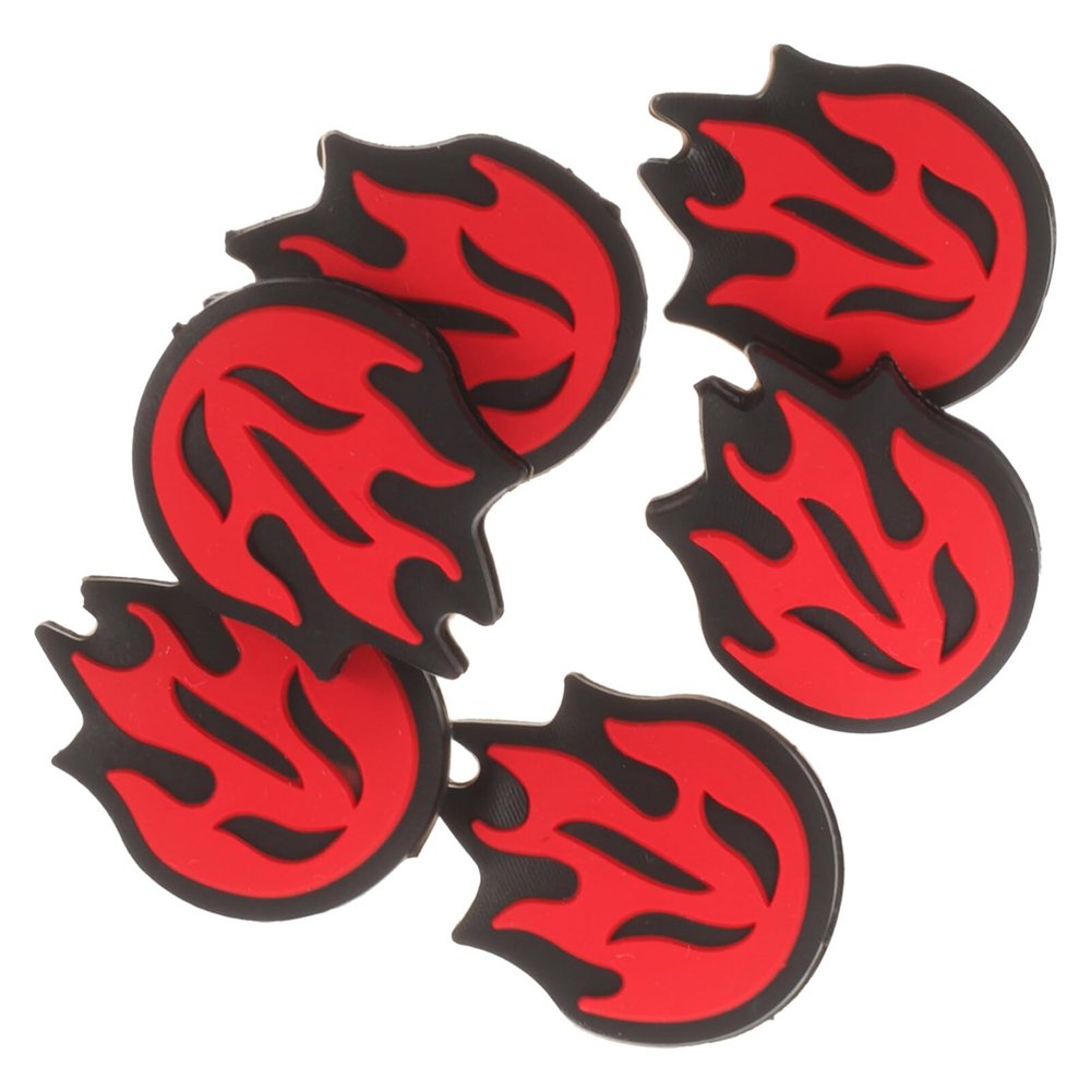 Baluue 6pcs Silicone Tennis Racket Dampeners for Shock Absorption Lightweight and Design for Enhanced Comfort During Play