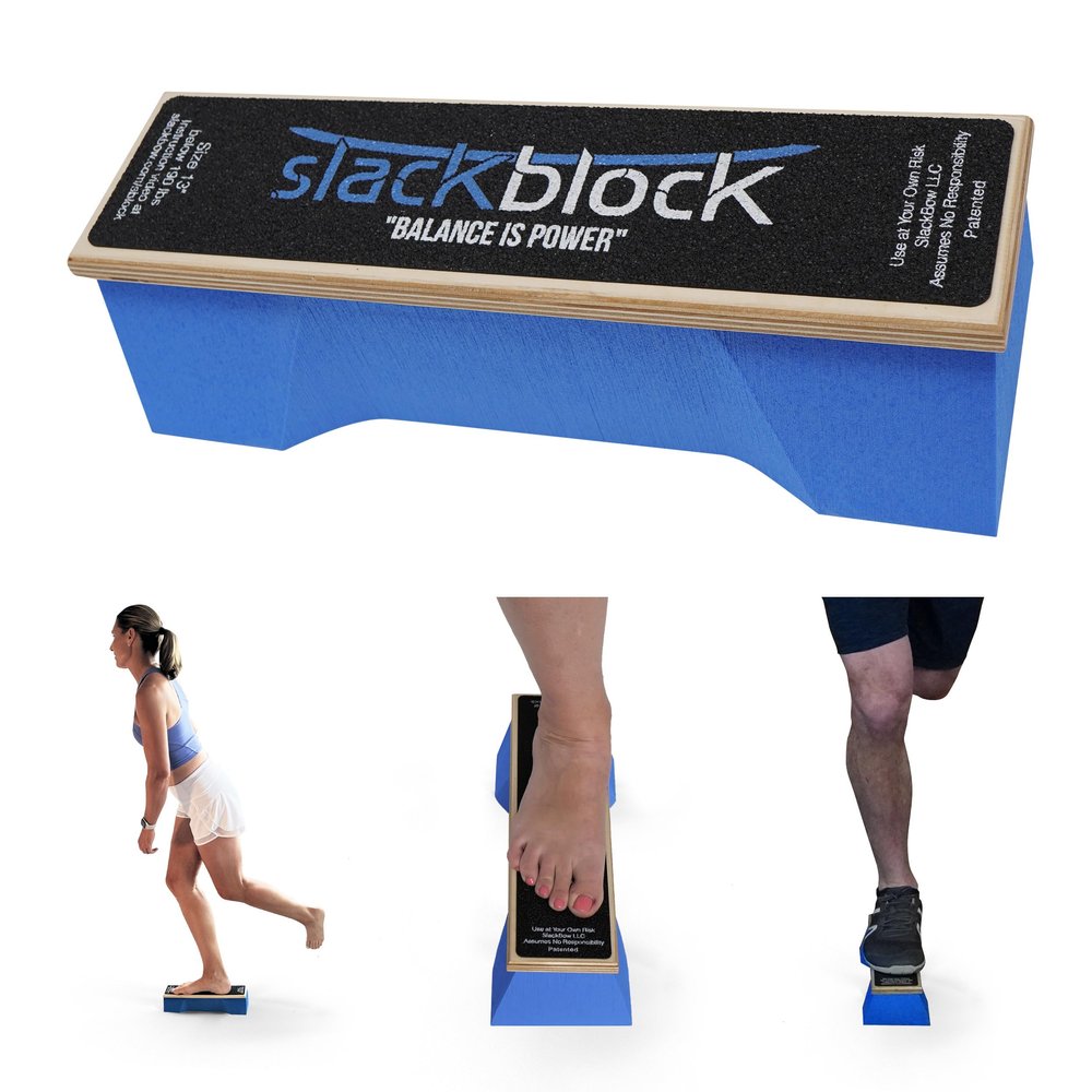 SlackBow SlackBlock Athletic Balance Trainer Improve Balance, Stability, and Athletic Performance Condition Your Body and Prevent Injury - Compact and Portable 13