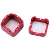 Acouto Aluminum Portable Mini Tip Chalk Holder Billiard Pool Chalks C Er Case 3x3 Hard Carrying Case Stick Magnetic Master Chalk Holder Pool 2x2 Mezz Cover Circle Snook (Red) view 3