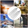 Gavigain 4 Prongs Harpoon Hook Barb,Outdoor Fishing Tackle for Outdoor Fishing Tackle Catching Fish in River Lake Capable Stainless Steel Fishing Spear for Outdoor Tackle view 2