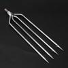 Gavigain 4 Prongs Harpoon Hook Barb,Outdoor Fishing Tackle for Outdoor Fishing Tackle Catching Fish in River Lake Capable Stainless Steel Fishing Spear for Outdoor Tackle view 3