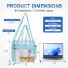 USPECLARE Clear Tote Bag for Stadium Events 12612 Stadium Approved view 2