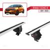 acpar Compatible with Renault Scenic 4 2017-2023 ACE-4 Car Roof Rack Cross Bar Grey Aluminium 2 Bars view 4