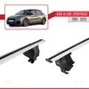 acpar Compatible with A1 (GB) Sportback 2019-2025 ACE-4 Car Roof Rack Cross Bar Grey Aluminium 2 Bars view 4