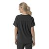 Carhartt Force Cross-Flex Women's Oversized V-Neck Scrub Top - Black, 3X view 2