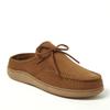Dearfoams Men's Fowler Moc Toe Clog with Tie Indoor Outdoor Supportive House Shoe Slipper, Chestnut, 11-12 view 2