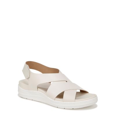 Dr. Scholl's Womens Time Off Sea Sandal Off White 6.5 M