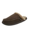 Dearfoams Mens Matthew Moc Toe Scuff, Coffee, M view 1