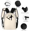 Stunt Scooter 3 Piece Backpack Set Cute Travel Daypack Set with Lunch Bag Pencil Case for Men Women view 3