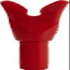 50 Pack Koc Nock for Horseback Archery Arrow Nock ID 6.2mm/.244" Plastic Insert Nocks Speed Shooting Arrows (Babur (B) Type 0,244ID) view 1