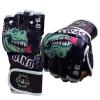 Spall Pro US Muay Thai MMA Boxing Gloves for Men & Women - Pro Training Sparring Punching Gloves - Kickboxing Heavy Bag Workout Leather Boxing Gloves (Dino-Black, S/M) view 1
