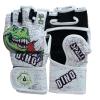Spall Pro US Muay Thai MMA Boxing Gloves for Men & Women - Pro Training Sparring Punching Gloves - Kickboxing Heavy Bag Workout Leather Boxing Gloves (Dino-White, S/M) view 1