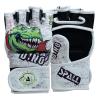 Spall Pro US Muay Thai MMA Boxing Gloves for Men & Women - Pro Training Sparring Punching Gloves - Kickboxing Heavy Bag Workout Leather Boxing Gloves (Dino-White, S/M) view 2