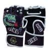 Spall Pro US Muay Thai MMA Boxing Gloves for Men & Women - Pro Training Sparring Punching Gloves - Kickboxing Heavy Bag Workout Leather Boxing Gloves (Dino-Black, L/XL) view 1