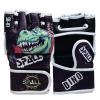 Spall Pro US Muay Thai MMA Boxing Gloves for Men & Women - Pro Training Sparring Punching Gloves - Kickboxing Heavy Bag Workout Leather Boxing Gloves (Dino-Black, L/XL) view 2