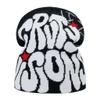 2THESTARS Y2K Beanie for Men Women Knitted Hat Winter Cap Gothic Spider Design Warm Casual Skullies Cold Weather Knit Outdoor - Black view 1