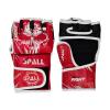 Spall Pro US Muay Thai MMA Boxing Gloves for Men & Women - Pro Training Sparring Punching Gloves - Kickboxing Heavy Bag Workout Leather Boxing Gloves (BTF-Red, S/M) view 1