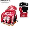 Spall Pro US Muay Thai MMA Boxing Gloves for Men & Women - Pro Training Sparring Punching Gloves - Kickboxing Heavy Bag Workout Leather Boxing Gloves (BTF-Red, S/M) view 2