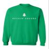 ALLNTRENDS Christmas Tree Sweatshirt Rockin Around Ugly Xmas Sweatshirt (XL, Irish Green) view 1