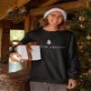 ALLNTRENDS Christmas Tree Sweatshirt Rockin Around Ugly Xmas Sweatshirt (XL, Irish Green) view 4