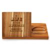 Baudville Custom Save My Spot Reading Valet - Crafted Premium Wood - Cozy Night Stand Organizer - Personalized Engraving Design - Book Lover Appreciation Coffee Gift view 1