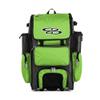 Boombah Rolling Superpack Baseball/Softball Gear Bag - 23-1/2" x 13-1/2" x 9-1/2" - BRSP2C23 Charcoal/Lime Green - Telescopic Handle - Holds 4 Bats - Wheeled Version