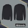 ALLNTRENDS Coffee and Christmas Music Ugly Christmas Long Sleeve (3XL, Black) view 3