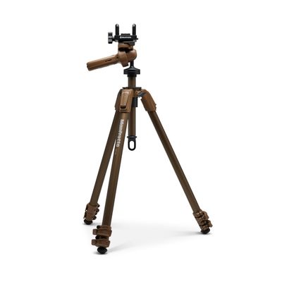 Manfrotto Alpha S.H.O.T. Grip PRO Kit, Aluminum Tripod, 360 Degree Grip Head w/Universal Saddle for Rifles, Optics, Scopes, 200PL Optics Plate, for Hunting, Shooting, Observing, and Outdoors