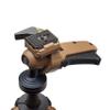 Manfrotto Alpha S.H.O.T. Grip PRO Kit, Aluminum Tripod, 360 Degree Grip Head w/Universal Saddle for Rifles, Optics, Scopes, 200PL Optics Plate, for Hunting, Shooting, Observing, and Outdoors view 2