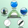 10 Pack Emergency Waterproof Pop Up Tents for Homeless People Camping Bulk Cold Weather Lightweight Outdoor 2 Person Tents with Rain Fly, Carrying Bag view 3