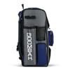 Boombah Superpack Bat Pack - Backpack Version (no wheels) - Holds up to 4 Bats - BPSPC23 Gray/Royal Blue - For Baseball or Softball view 3
