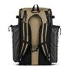 Boombah Superpack Bat Pack - Backpack Version (no wheels) - Holds up to 4 Bats - BPSPC23 Charcoal/Vegas Gold - For Baseball or Softball view 2