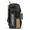 Boombah Superpack Bat Pack - Backpack Version (no wheels) - Holds up to 4 Bats - BPSPC23 Charcoal/Vegas Gold - For Baseball or Softball view 3