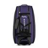 Boombah Beast Rolling Bat Bag - 40" x 14" x 13" - BB2C23 Charcoal/Purple - Holds 8 Bats, Glove and Shoe Compartments