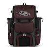 Boombah Superpack Bat Pack - Backpack Version (no wheels) - Holds up to 4 Bats - BPSPC23 Charcoal/Maroon - For Baseball or Softball view 1