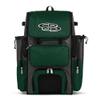 Boombah Superpack Bat Pack - Backpack Version (no wheels) - Holds up to 4 Bats - BPSPC23 Charcoal/Dark Green - For Baseball or Softball view 1