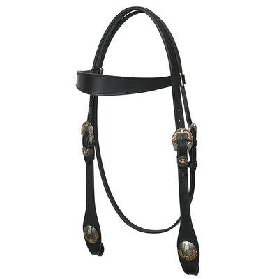 HILASON Western Horse Genuine Leather Headstall Tack Plain | for
