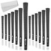 Karma Velour Black/White Jumbo (+1/16") Golf Grips, 13 Pack with 13 Golf Grip Tape Strips view 1