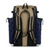 Boombah Superpack Bat Pack - Backpack Version (no wheels) - Holds up to 4 Bats - BPSPC23 Navy/Vegas Gold - For Baseball or Softball view 2