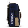 Boombah Superpack Bat Pack - Backpack Version (no wheels) - Holds up to 4 Bats - BPSPC23 Navy/Vegas Gold - For Baseball or Softball view 3
