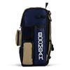 Boombah Superpack Bat Pack - Backpack Version (no wheels) - Holds up to 4 Bats - BPSPC23 Navy/Vegas Gold - For Baseball or Softball view 4
