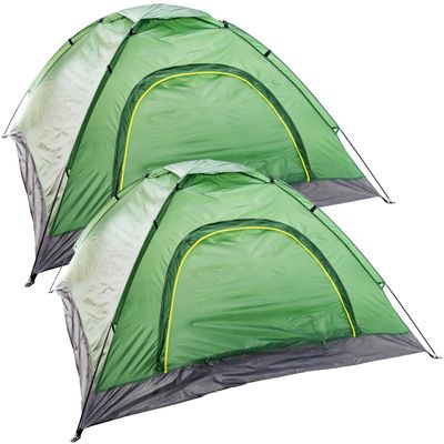 10 Pack Emergency Pop Up Tents for Homeless People Camping Bulk Lightweight, Cold Weather Outdoor 4 Person Tents with Rain Fly, Carrying Bag
