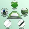10 Pack Emergency Pop Up Tents for Homeless People Camping Bulk Lightweight, Cold Weather Outdoor 4 Person Tents with Rain Fly, Carrying Bag view 3