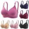 asntrgd Push Up Bras for Women Older Front Zip Wireless Bra MagicLift Large Breasts Full Coverage Back Fat High Support Bras view 2