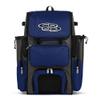 Boombah Superpack Bat Pack - Backpack Version (no wheels) - Holds up to 4 Bats - BPSPC23 Charcoal/Royal - For Baseball or Softball view 1