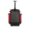 Boombah Rolling Superpack Baseball/Softball Gear Bag - 23-1/2" x 13-1/2" x 9-1/2" - BRSP2C23 Red/Charcoal - Telescopic Handle - Holds 4 Bats - Wheeled Version view 2