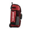 Boombah Rolling Superpack Baseball/Softball Gear Bag - 23-1/2" x 13-1/2" x 9-1/2" - BRSP2C23 Red/Charcoal - Telescopic Handle - Holds 4 Bats - Wheeled Version view 3